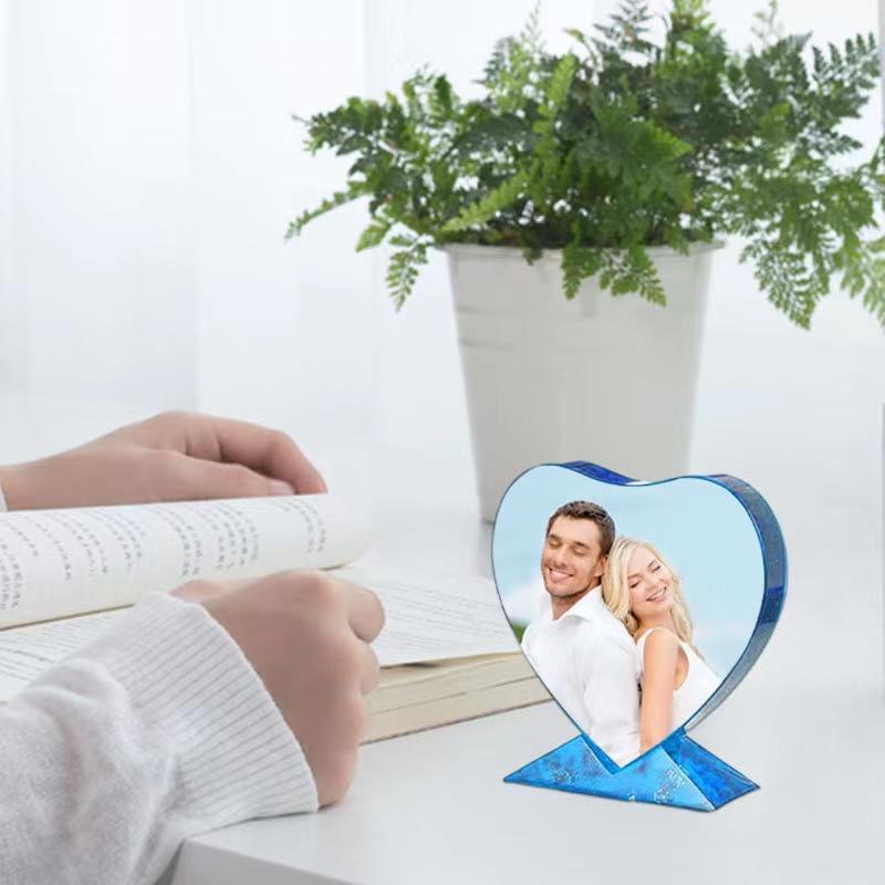 Heart Shaped Photo Frame Silicone Mold, DIY Decorative Photo Frame Mold for Home Decoration