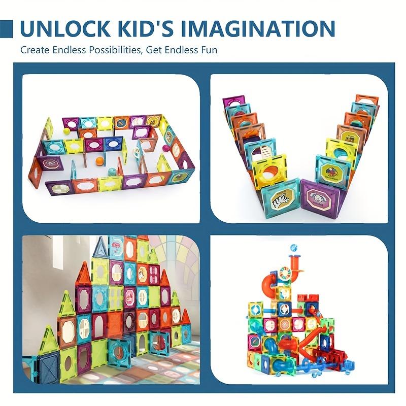 42 Pieces Magnetic Building Blocks Toys, Stem Magnetic Toys, Magnetic Building Blocks Building Toys, Christmas Halloween Thanksgiving Gifts