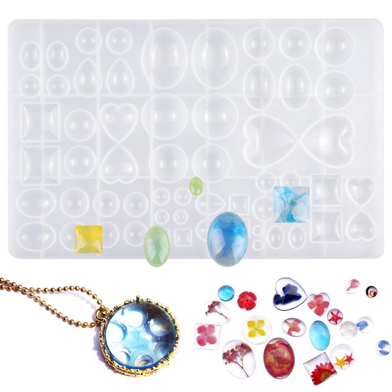 Silicone Pendant Mold, DIY Resin Casting Mold, DIY Jewelry Making Mold, DIY Pendant Bracelet Key Chain Necklaces Craft Accessories