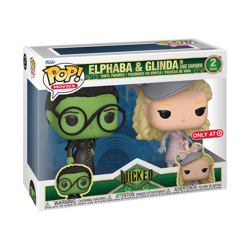 Pop! Elphaba & Glinda in Shiz Uniform 2-Pack - Vinyl Figures