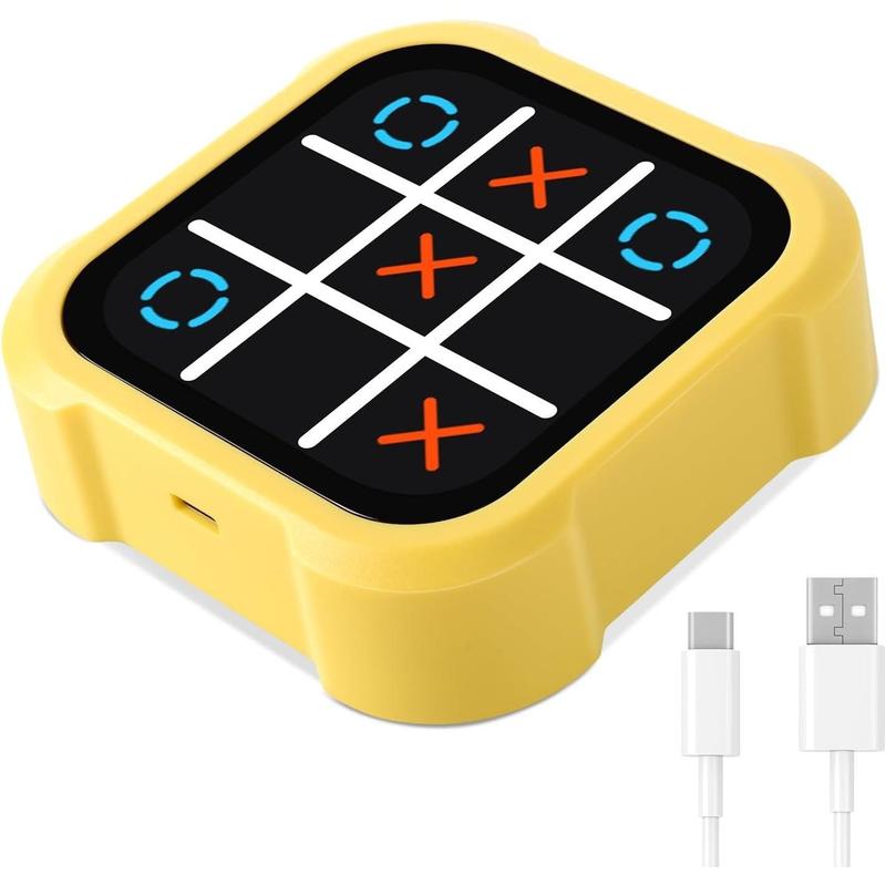 Electronic Tic-Tac-Toe Game, Educational Chessboard, Portable Chess Board Game, Indoor Recreation Equipment for Home & Office
