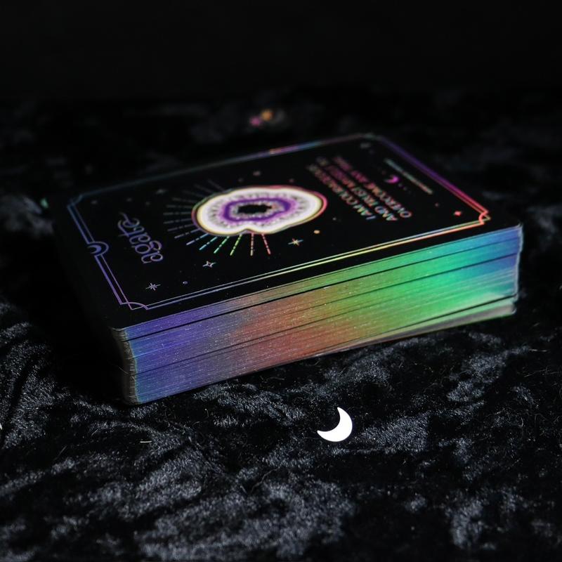SILVER BUNDLE SET - Crystalstruck Tarot & Crystal Affirmations Card Decks tarot card