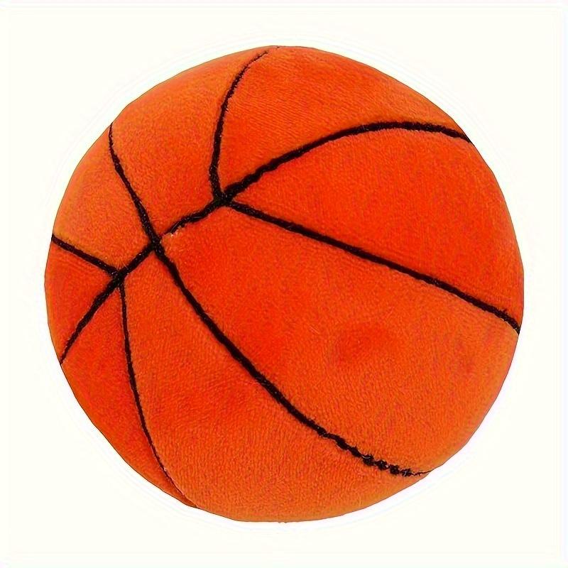 Soft Plush Simulation Basketball Plush Pillow - Polyester Fiber Stuffed Toy Ball for Boys Who Love Sports, Features Sports Theme and Realistic Design - Great for Basketball Fans and Sports Enthusiasts