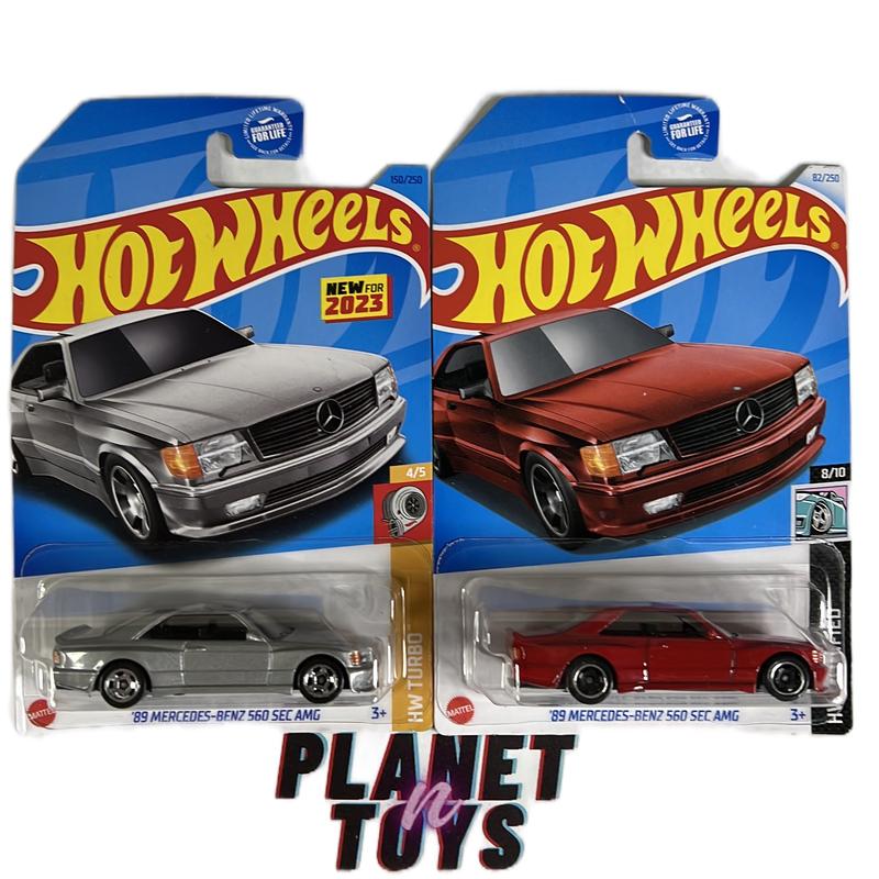 Hot Wheels Mercedes-Benz 560 SEC AMG Diecast Scale 1:64