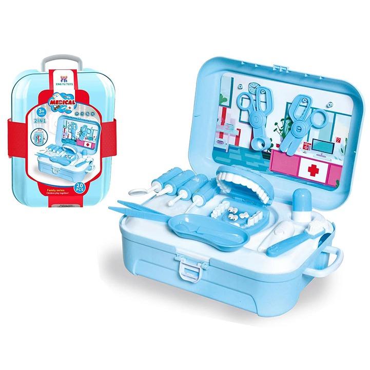 Kids Doctor Playset, Medical Kit Toy for Boys Girls, Pretend Dentist Play Set, Pretend Play Kit Set, Gift for Kids
