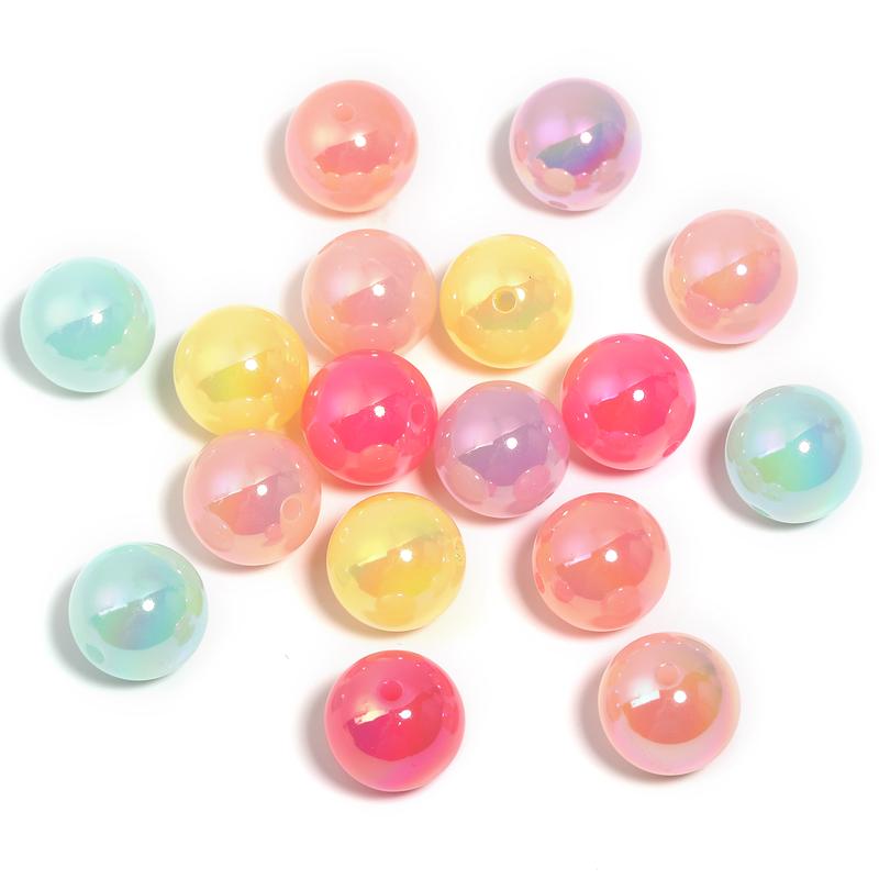 Mix color Miracle AB Style acrylic chunky Bubblegum Beads