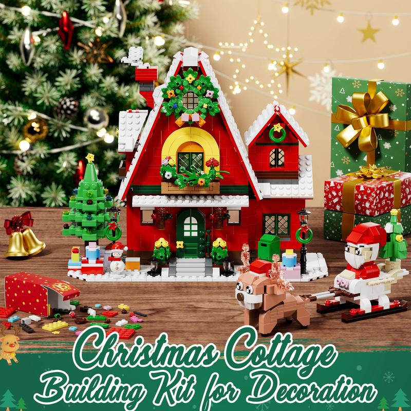 Advent Calendar 2024 , 24 Days Surprise Christmas Tree 3D Puzzles Blocks Christmas Countdown Calendar Gift Box with 1024 PCS Xmas 3D Puzzle Bricks Toy Decor for Boys Girls Women Men