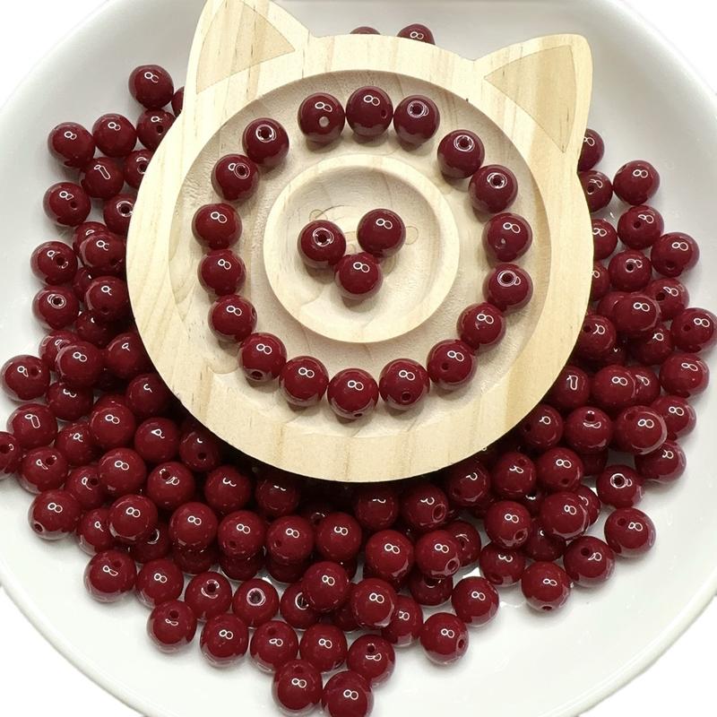DIYglass beads Regular Crystal Beads Natural semi-finished  Versatile DIY bracelet necklace making