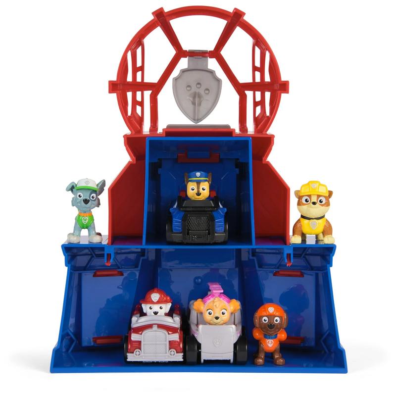 PAW Patrol Mini Lookout Tower Playset with 3 Toy Cars & 3 Figures – Fun Adventure Set for Kids 3+ with Interactive Features and Playtime Fun