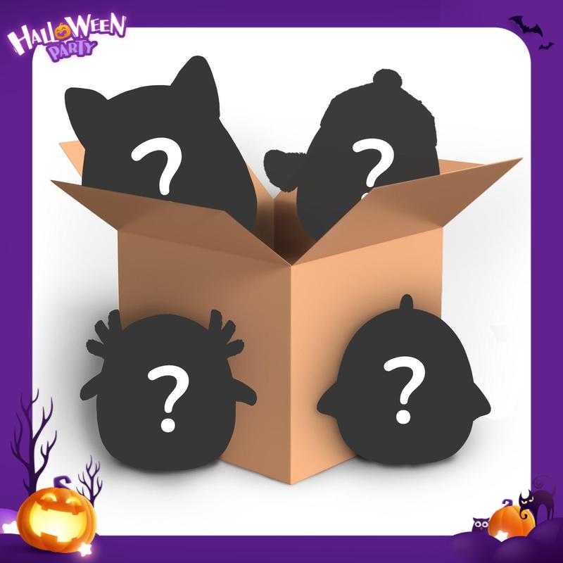 Christmas Gift：Squishmallows Mystery Box 4-Pack 8-Inch, Exclusive Selection, May Contain Assorted Characters, Items May Vary, Perfect Holiday Gifts brown christmas decor