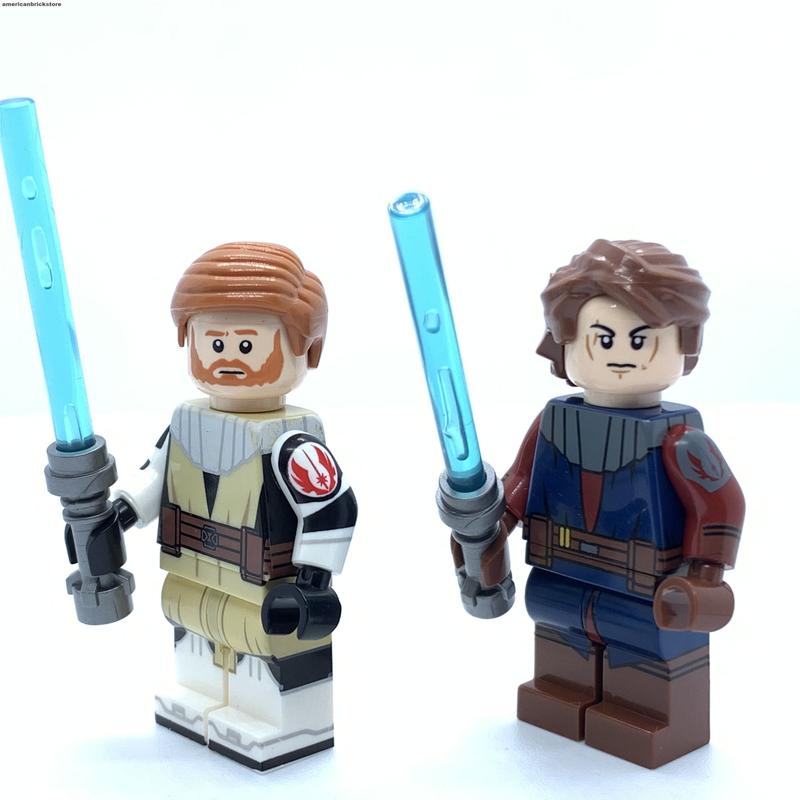 Anakin Skywalker Ahsoka Tano Obiwan Kenobi Minifigures Jedi KNights The CLone Wars