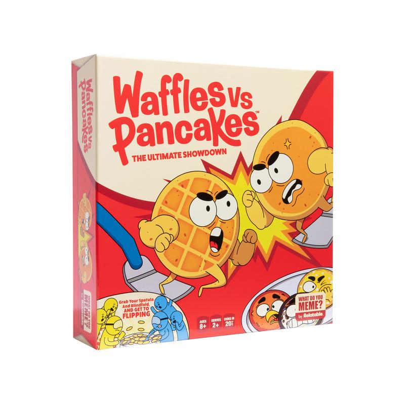 Waffles vs Pancakes - The Breakfast Scoop Up Game for Families - Family Game Night by What Do You Meme?