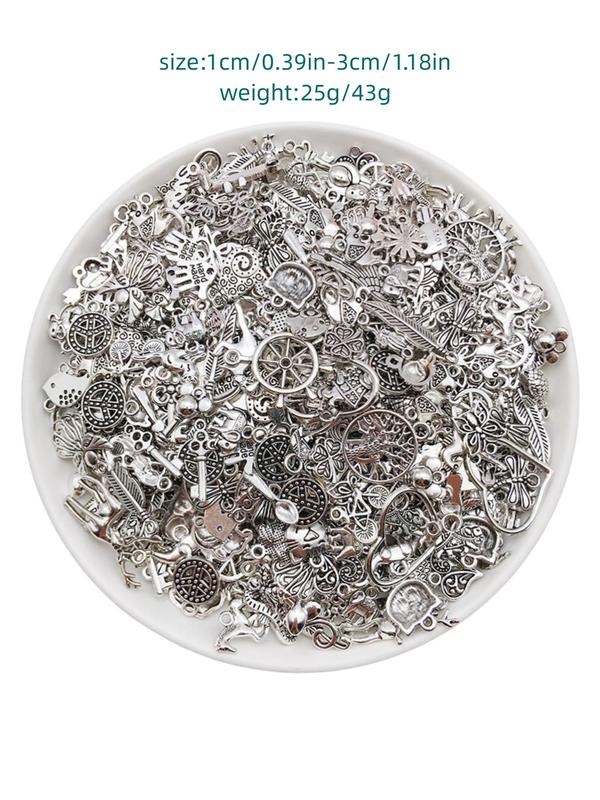 Vintage Style Alloy Pendant, 30 50pcs DIY Jewelry Accessories for Bracelet & Necklace & Earrings Making, Trendy All-match & Exquisite Jewelry for Birthday Gift