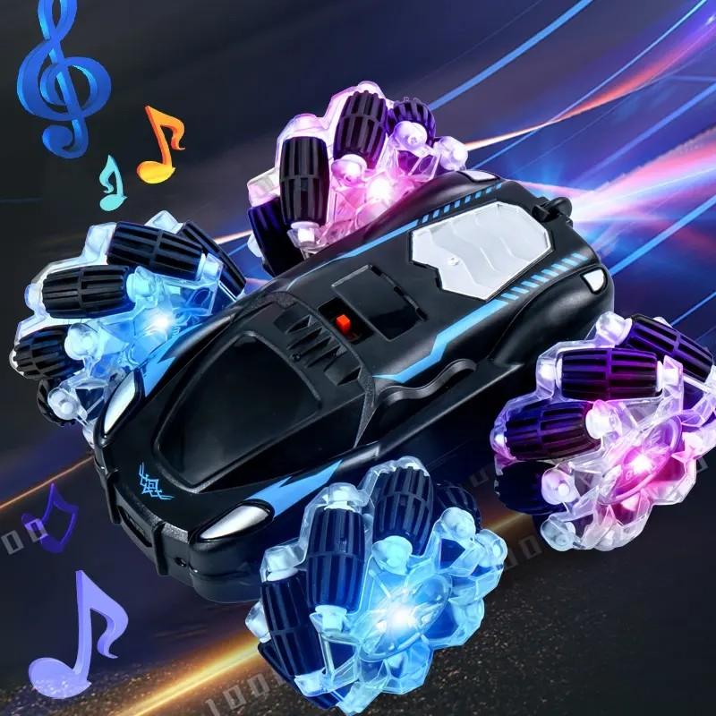 RC Double Side Stunt Car with Colorful Light Remote Control Toys electric rc