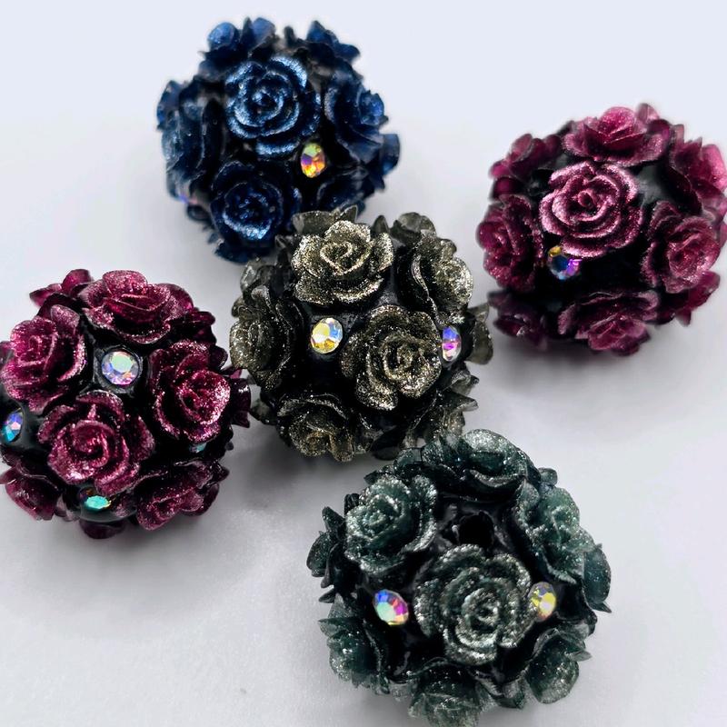 Assorted Flower Bead Bundles for DIY Jewelry