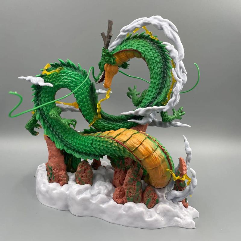 24cm Dragon Ball Anime Figure Shenron Figure Goku And Shenron Figurine Model Pvc Statue