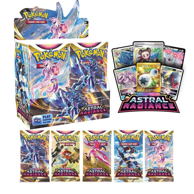 10 pack (100 cards) Pokémon TCG: Sword & Shield Astral Radiance Booster Pack for Collectors