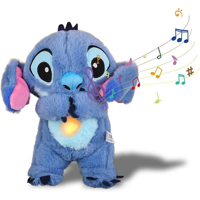 The St-it-ch Anxiety Relief Stuffed Animals & Teddy Bears with Sensory Details Music Lights & Rhythmic Breathing Motion