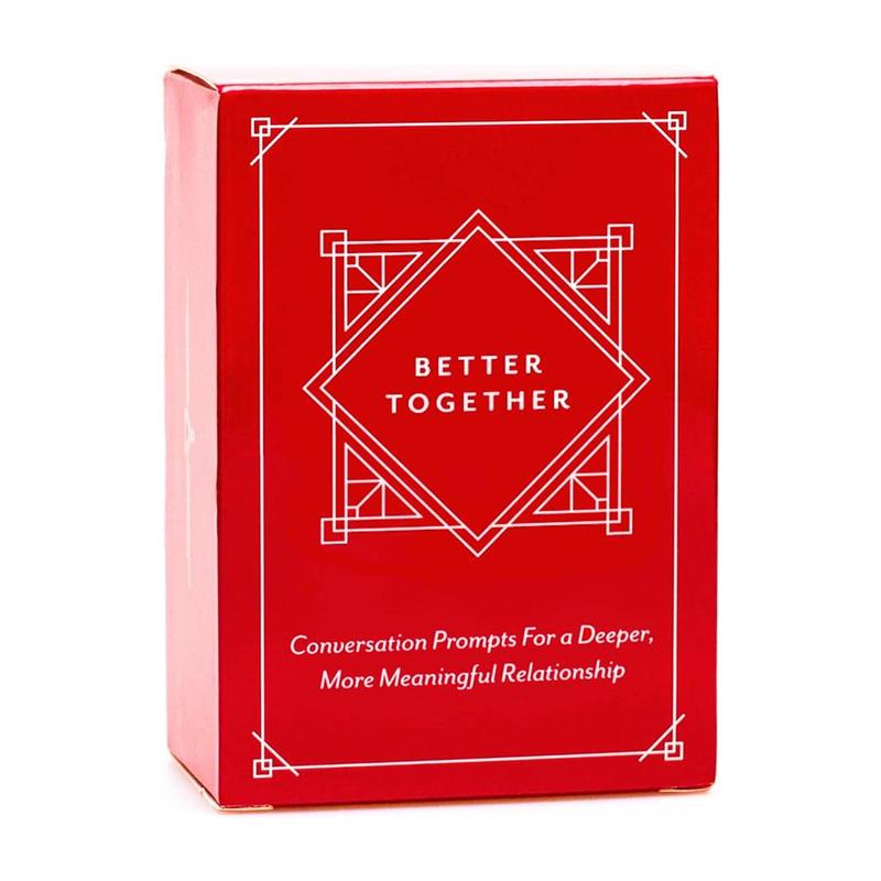 Better Together Card Game, 1 Box Conversation Cards for Couples, Relationship Conversation Cards, Perfect Entertainment Game Night