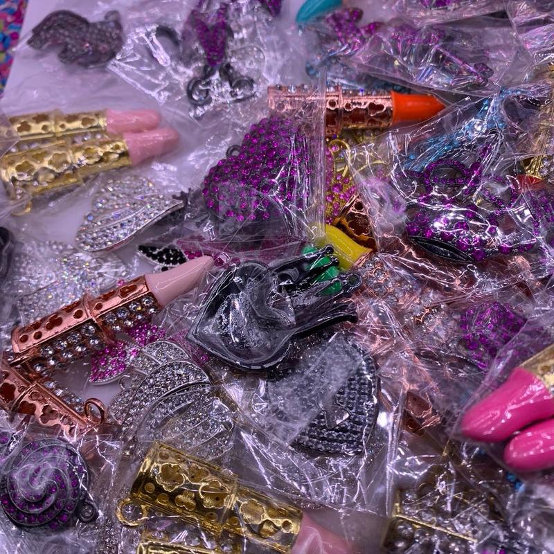 100 count Charms for making bracelets