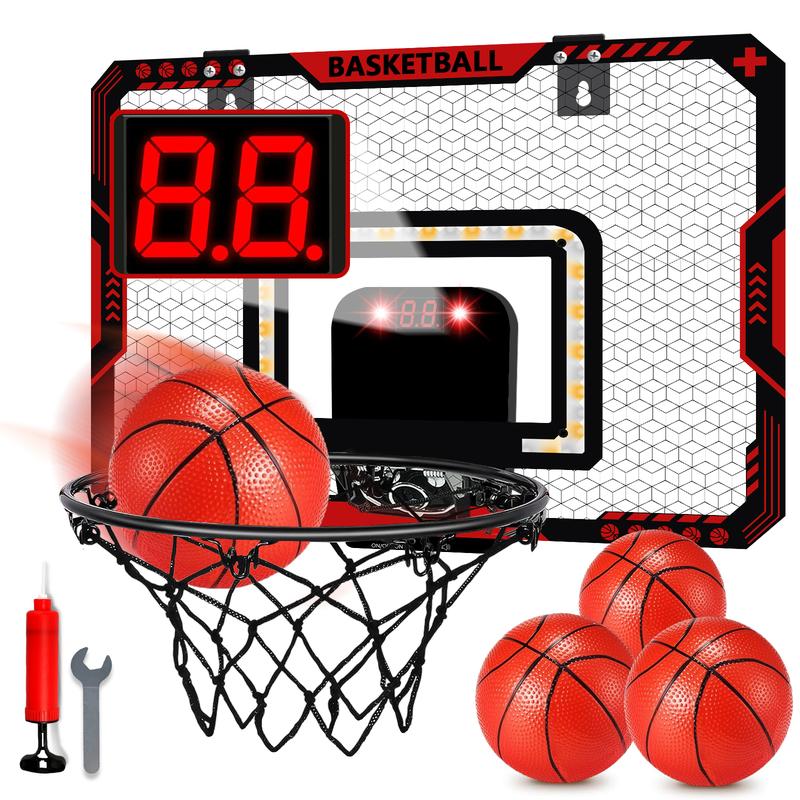 Basketball Toy- Electronic Basketball Backboard & 3 Balls