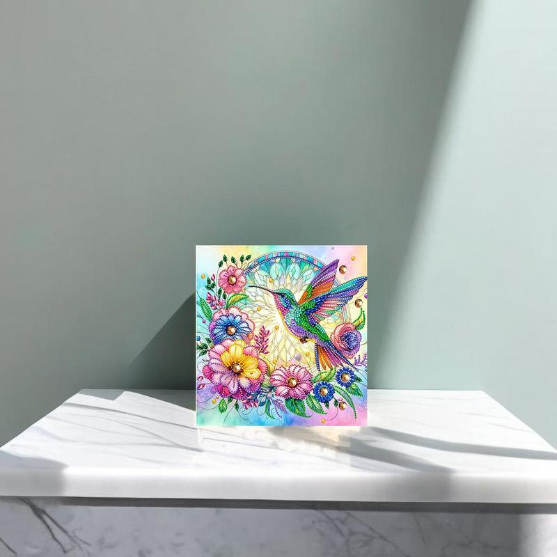 Woodpecker Pattern DIY Diamond Arts Colorful Painting Kit without Frame, DIY 5D Irregular Diamond Arts Colorful Painting Kit, Wall Art Decor for Home