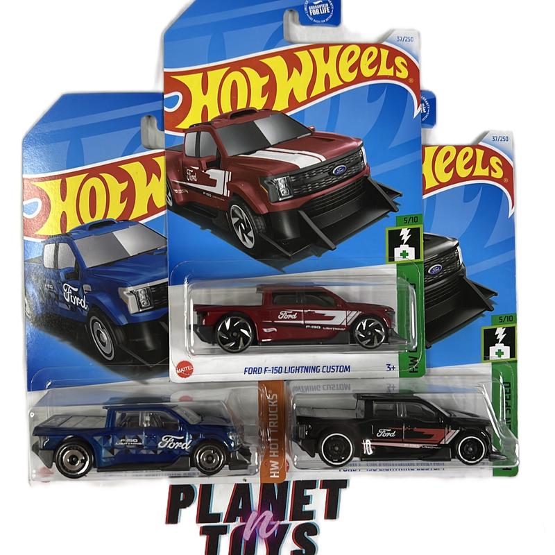 Hot wheels ford f-150 lightning custom diecast car - 1:64
