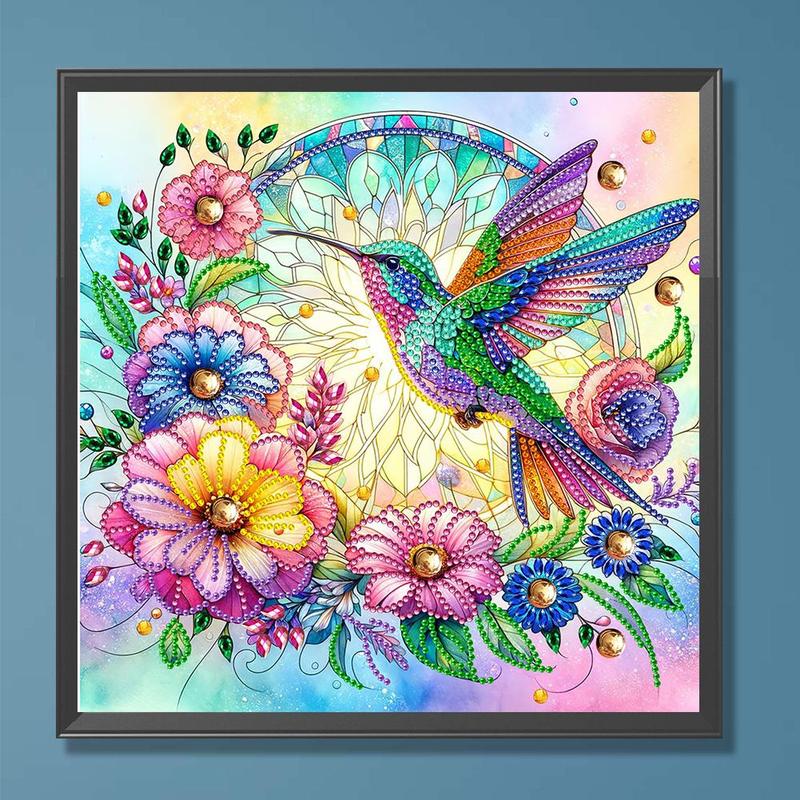 Woodpecker Pattern DIY Diamond Arts Colorful Painting Kit without Frame, DIY 5D Irregular Diamond Arts Colorful Painting Kit, Wall Art Decor for Home