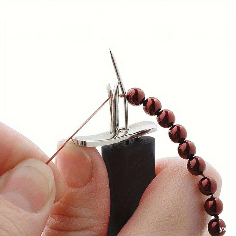 Beaded Thread Knotting Tool, DIY Jewelry Making Tool, Jewelry Knot Tying Tool Supplies for Women & Girls