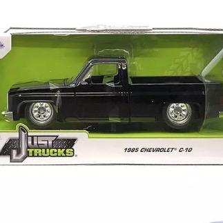 Jada 1:24 1985 Chevrolet C10 Pickup with Minilite Wheels Black 35852 diecast