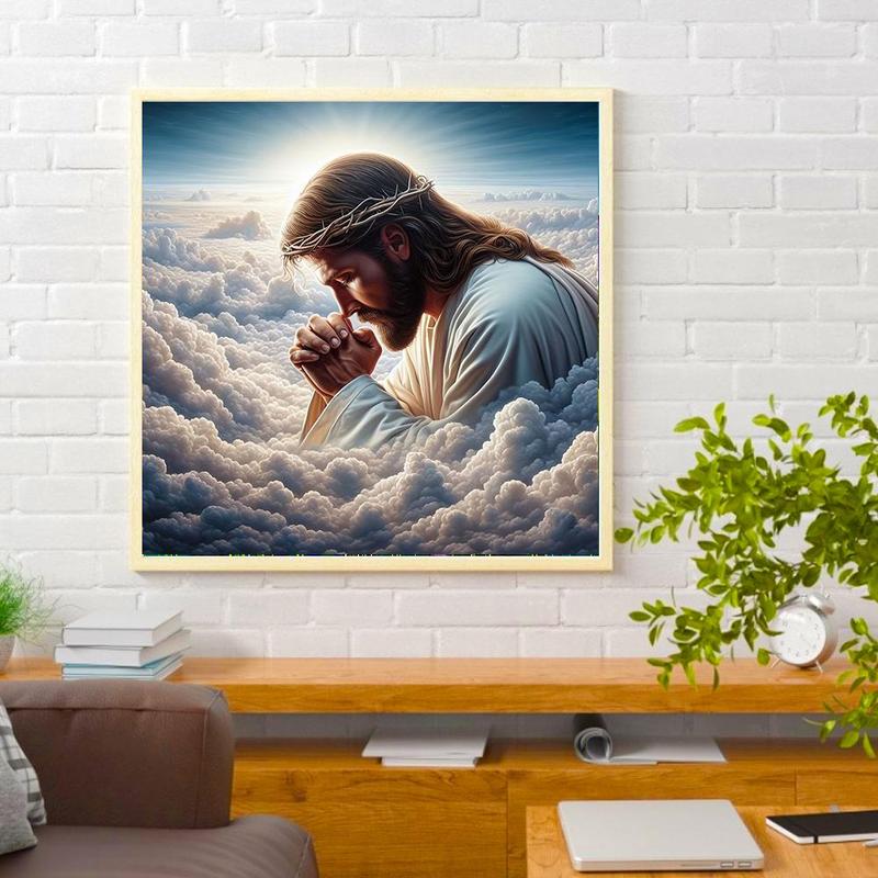 Godfather Pattern DIY Diamond Arts Colorful Painting Without Frame, DIY 5D Diamond Arts Colorful Painting Kit, Wall Art Decor For Home Living Room Bedroom