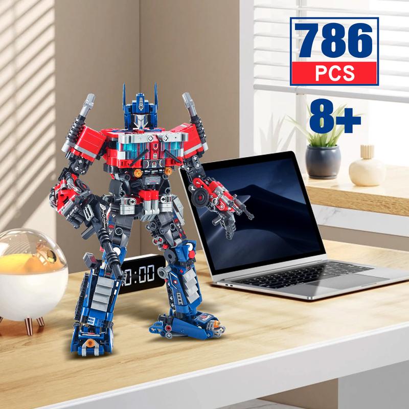 2-in-1 Transforming Mecha Robot Car Building kit Robot Building Blocks Set Toys for Boys Adults Age 8-12