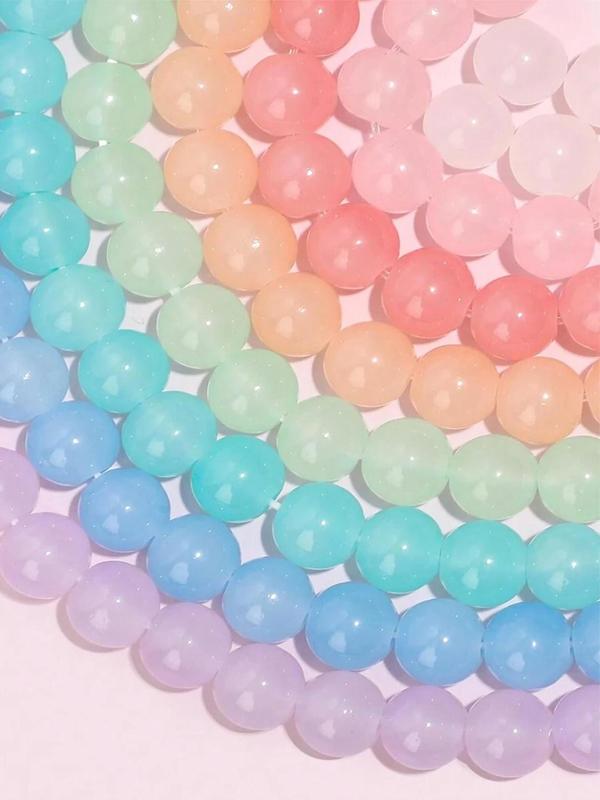 8mm Beads Making Kit, Including Beads, Elastic Thread, Lobster Clasps, Jump Rings, DIY Jewelry Making Supplies for Bracelet & Necklace Making