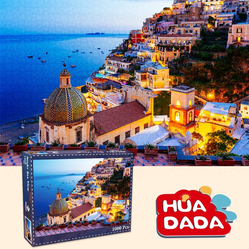 Huadada's Classic Popular Puzzles for Adults 1000 Pieces Home Decor Creative Gifts for Adults and Kids Family Interactive Games Parents Grandparents Brainstorm Puzzles Unlimited Style.