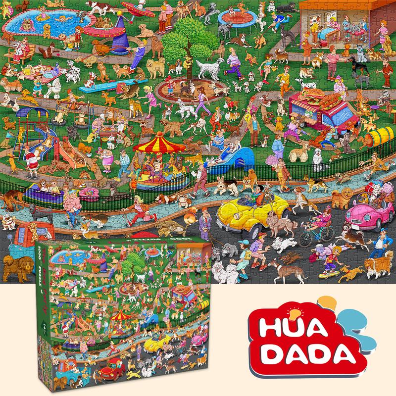 Huadada's Classic Popular Puzzles for Adults 1000 Pieces Home Decor Creative Gifts for Adults and Kids Family Interactive Games Parents Grandparents Brainstorm Puzzles Unlimited Style.