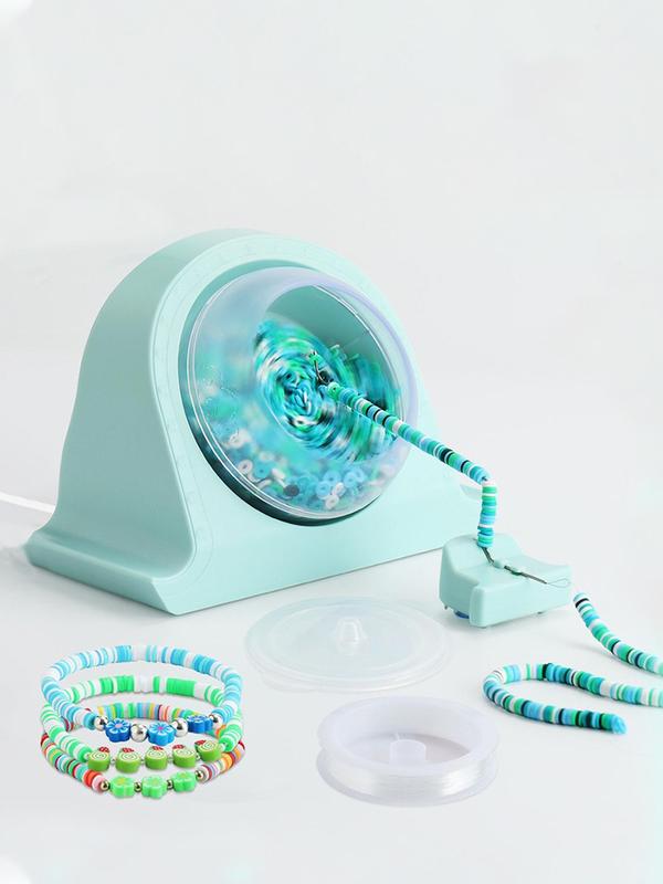 Portable Automatic Beading Machine, Cute Beading Tool, DIY Handmade Beading Tool, Jewelry Making Tool for Women & Girls