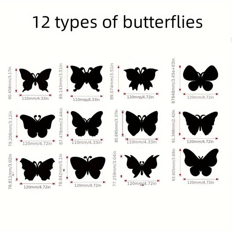 Butterfly Pattern Scratch Painting Paper, DIY Butterfly Scratch Painting Paper, Christmas Tree Decoration, DIY Bookmark Painting Paper, Party Decoration Supplies