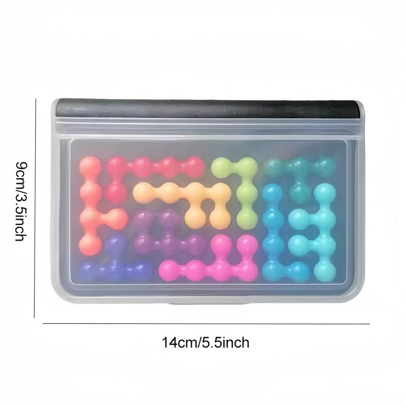 1 Set Magic Bead Puzzle Toy, Develop Logical Thinking with the Wisdom Pyramid Magic Beads - Educational Toys for Big Combat