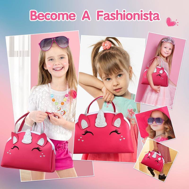 CHRISTMAS GIFT Girl Gifts Unicorn Pretend Makeup for Little Girls, Play Makeup for Kids 3-5, Fake Makeup Set Toys for 3 4 5 6 7 Year Old Girls, Toddler Makeup Kit with Fake Make up Toys Birthday Gifts
