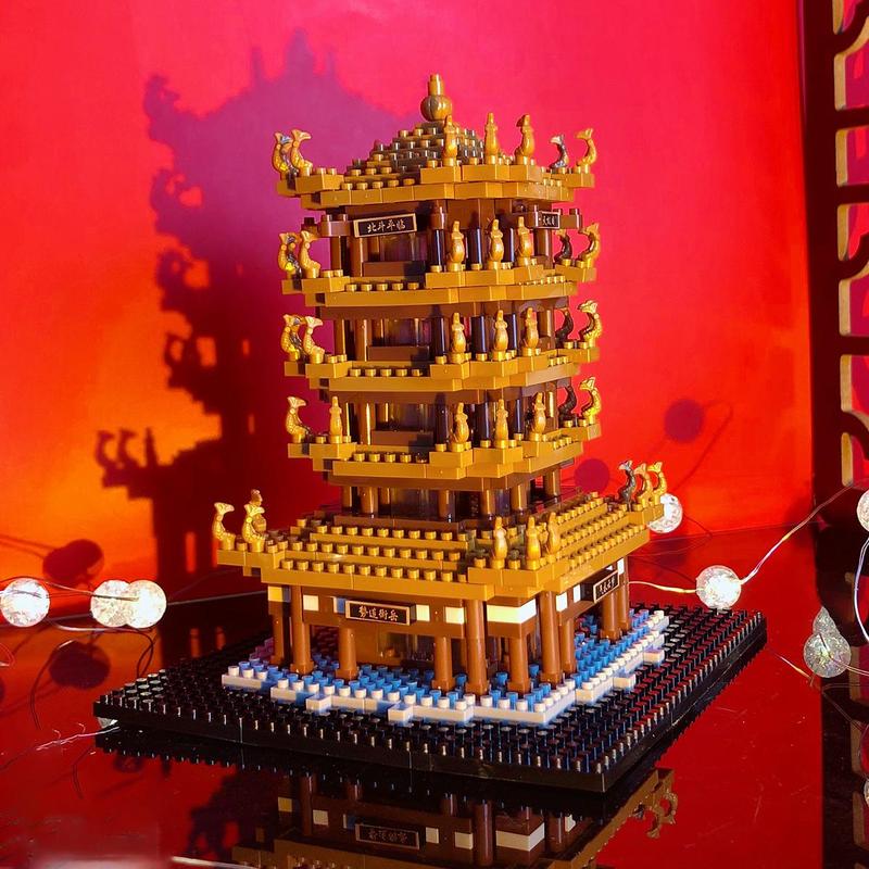 World Famous Ancient Building (1000pcs set), Asian Style Tower Building Blocks, 3D Assemble Puzzle, Birthday Gift