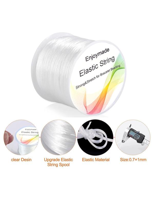 Elastic Bracelet String Cord Stretch Beads Cord, Diy Jewelry Making Supplies, Bracelet Necklace Making Supplies for Women & Girls