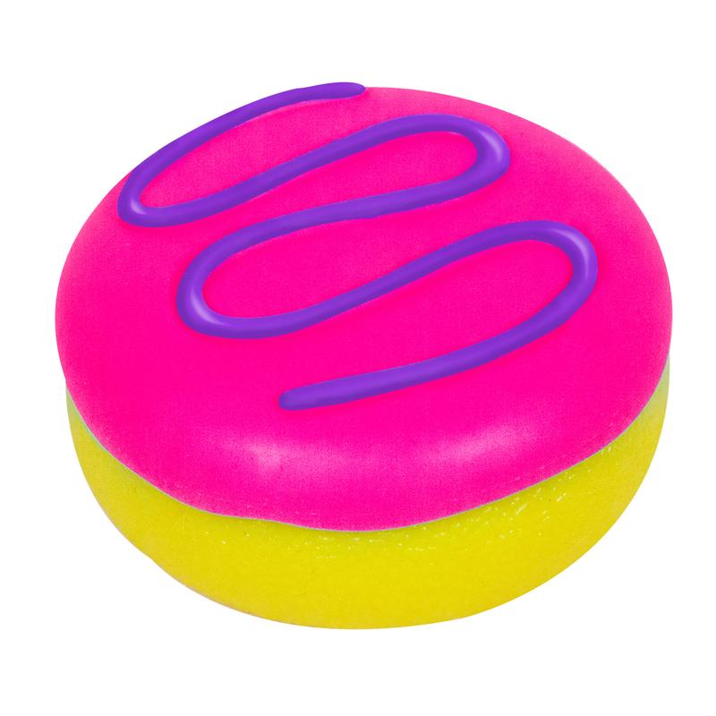Schylling NeeDoh Jelly Dohnut - Super Soft & Stretchy Sensory Toy with Sweet Jelly Squeeze - Assorted Designs - Ages 3+ - One Randomly Selected