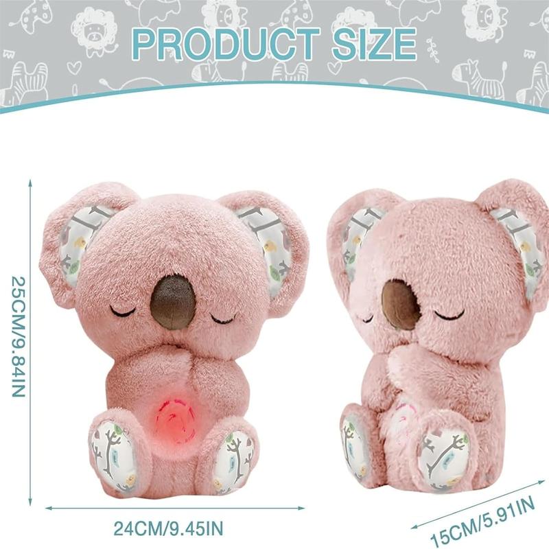 Breathing Relief Koala Rhythmic Soundand Light Help Sleep Plush Toy OtterPlush Toy, Otter Stuffed AnimalBirthday Gift