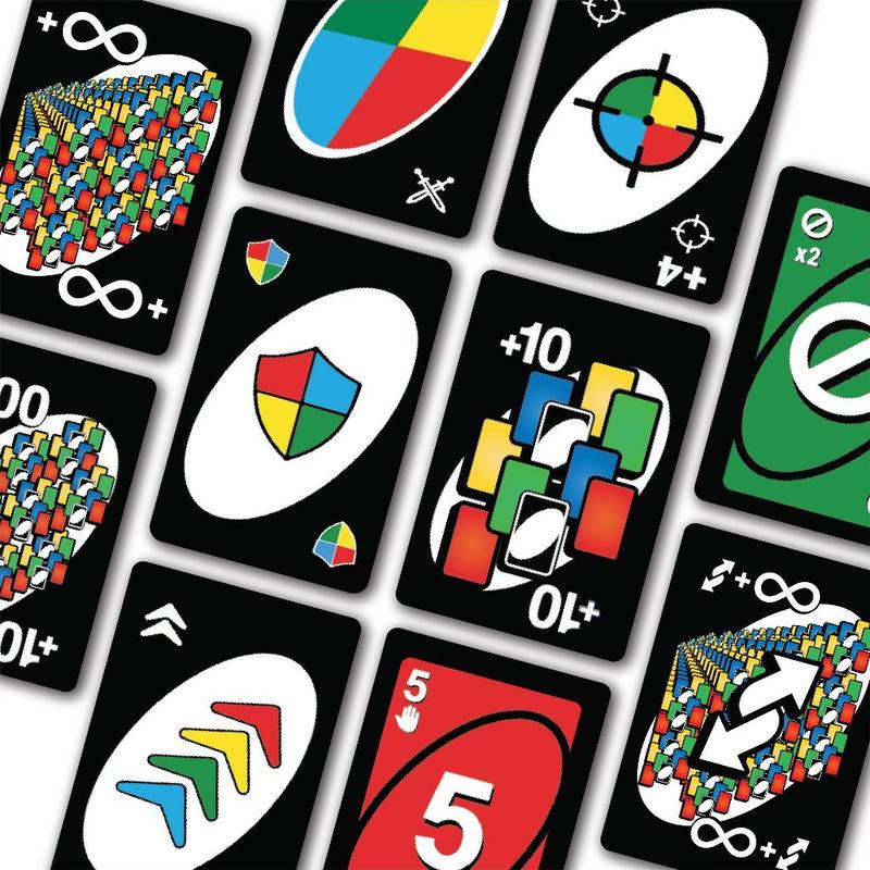 UNO NO MERCY PLUS card game upgrade for adults and kids, UNO +100 difficult rules, UNO card game TOP BOARD GAME