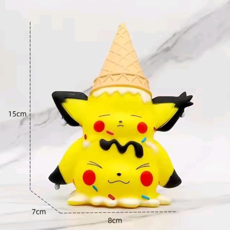 Ice Cream Pokemon Anime Vinyl Figures Cute 3 Inches