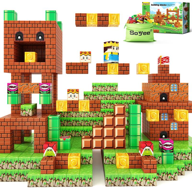 Black Friday Sale Soyee Building Blocks Magworld Buildable Game Elements Adventure Set STEM Christmas Toys