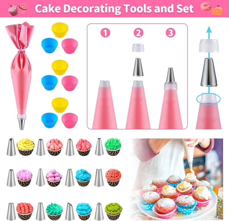 Christmas Gift Kids Baking and Cooking Set for Girls, 54PCS Chef Costume Set with Kids Apron, Chef Hat, All Real Cooking Tools and Baking Supplies, Kitchen Utensils and Recipes for Child Junior Chefs 3+