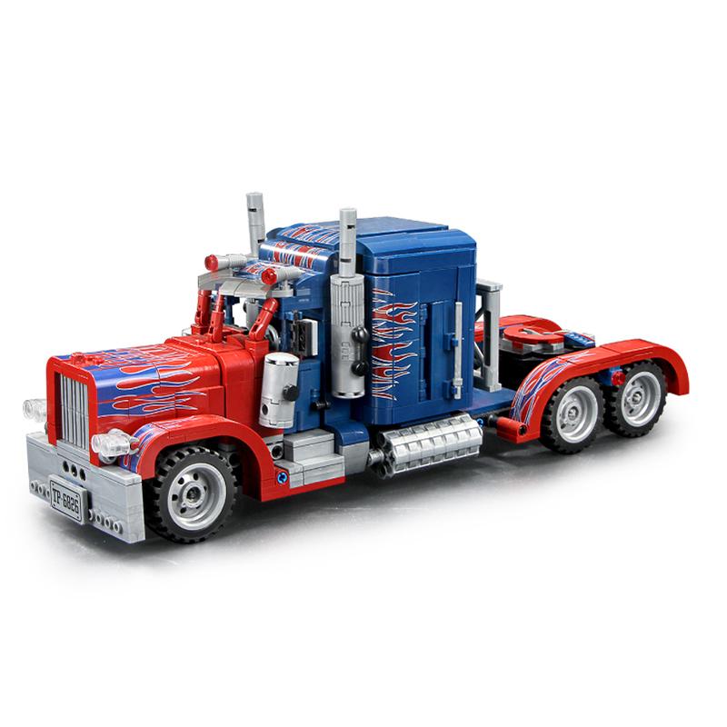 TOYSLINE-Truck Blocks Vehicle Bricks Kids Toys for Children Christmas Gifts
