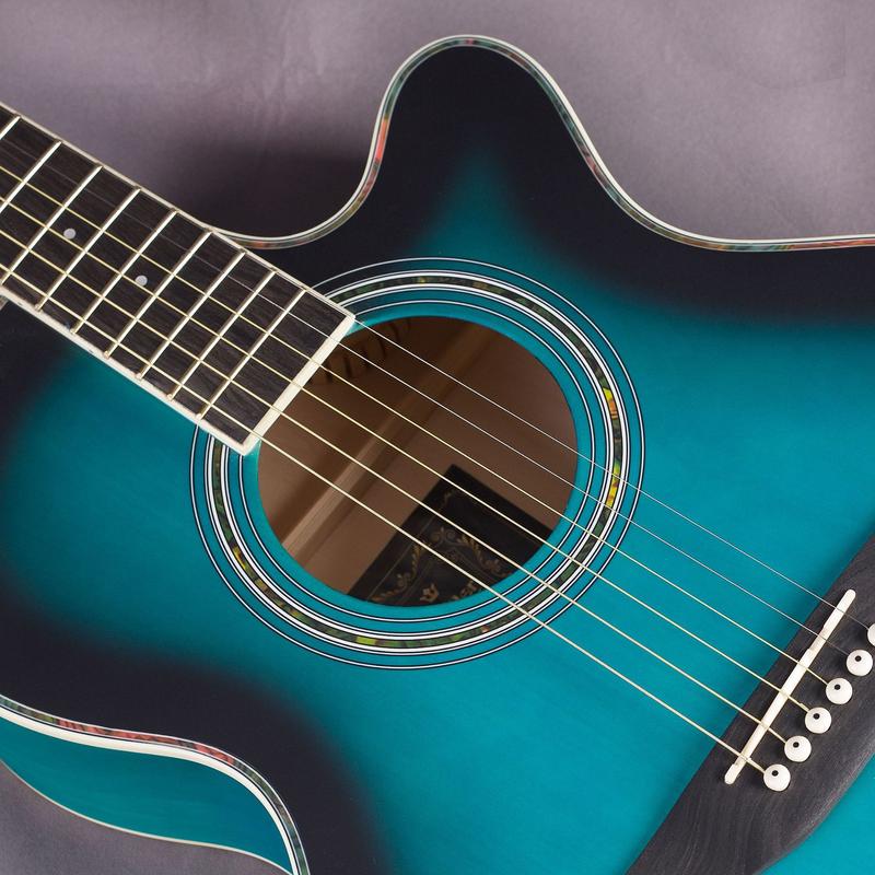 40 Inch Beginner Male And Female Wooden Guitar 41 Inch Guitar Spruce Veneer Introductory Practice Guitar