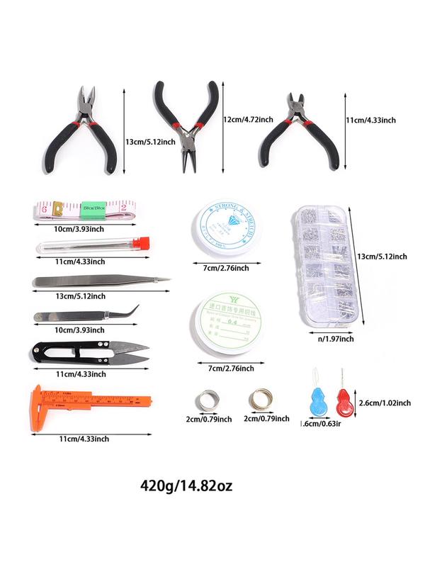 Jewelry Making Tool Set, Jewelry Making Kit, Jewelry Making Accessories, DIY Jewelry Making Tool Set for Necklace Bracelet